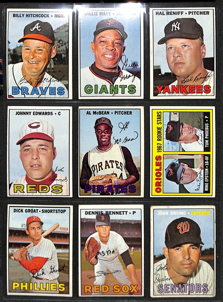 1967 Topps Low Number Baseball Card Set [Cards #1-533]