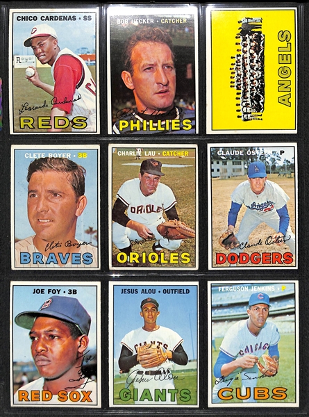 1967 Topps Low Number Baseball Card Set [Cards #1-533]