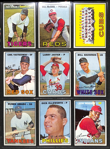 1967 Topps Low Number Baseball Card Set [Cards #1-533]