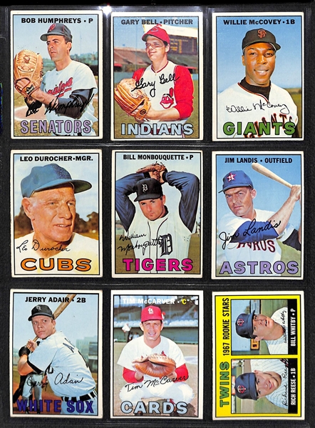 1967 Topps Low Number Baseball Card Set [Cards #1-533]