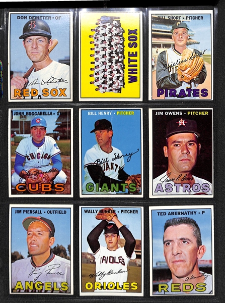 Lot of 18 - 1967 Topps High Number Baseball Cards w. Carew Rookie Card