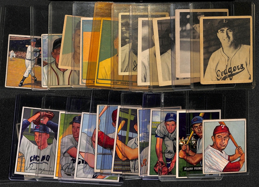 Lot of 20 Baseball Cards from 1936 - 1952 w. 1939 Playball Van Lingle Mungo