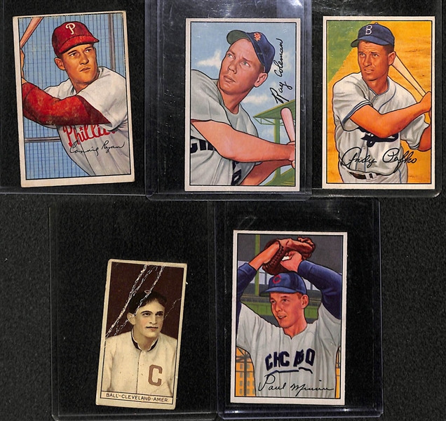 Lot of 20 Baseball Cards from 1936 - 1952 w. 1939 Playball Van Lingle Mungo