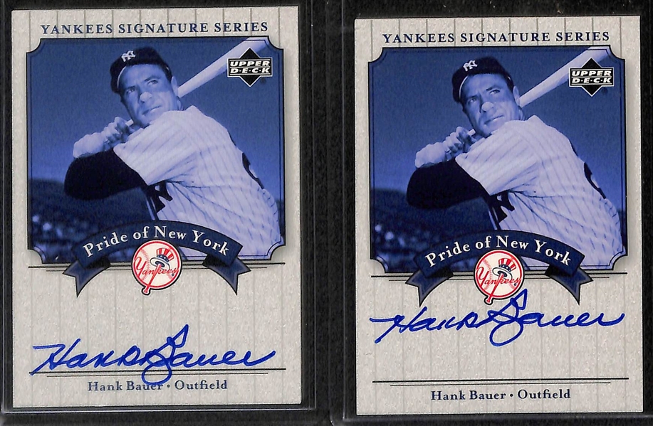 Lot Of 25 Yankees Autograph Cards w. Cone & Gooden