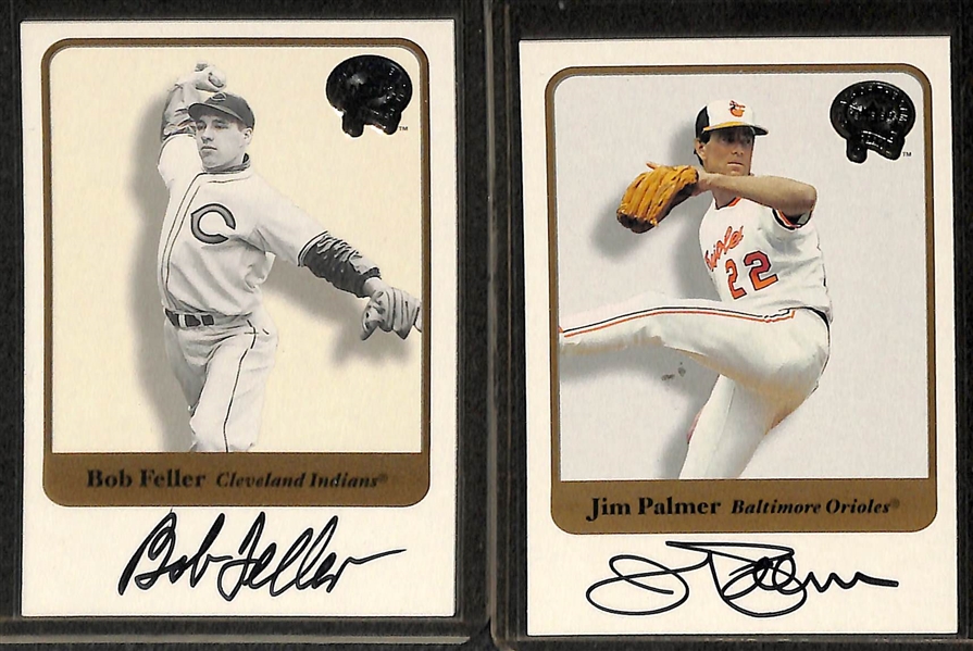 Lot Of 10 Fleer Greats Autograph Cards w. Tom Seaver