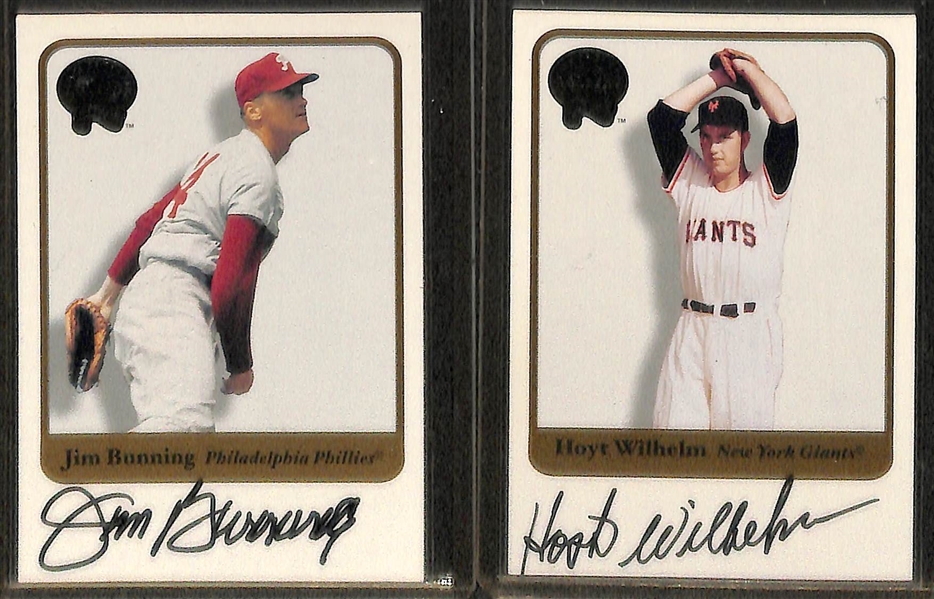 Lot Of 10 Fleer Greats Autograph Cards w. Robin Yount