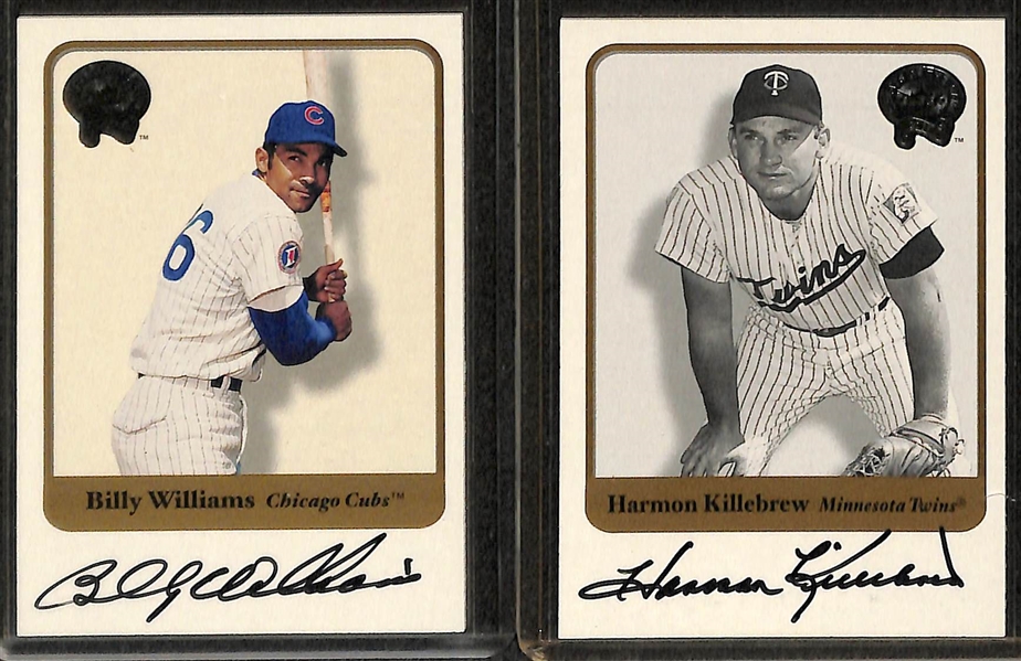 Lot Of 10 Fleer Greats Autograph Cards w. Schmidt & Musial