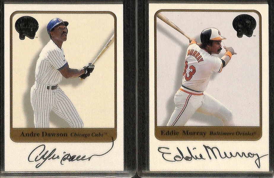 Lot Of 10 Fleer Greats Autograph Cards w. Schmidt & Musial