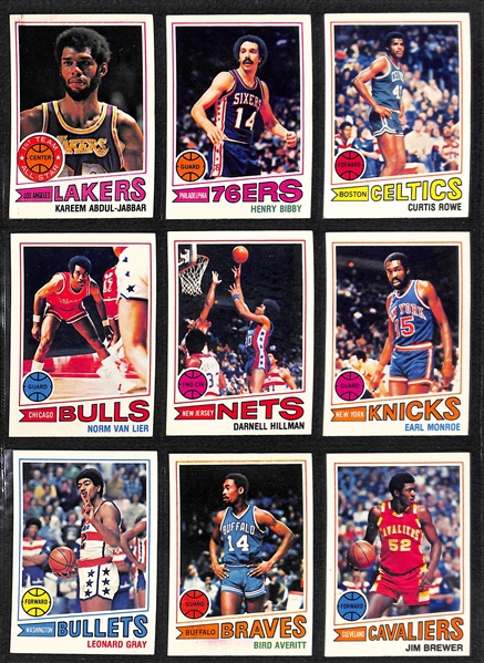 1977-78 Topps Basketball Card Set w/ Robert Parish Rookie (132 Cards)