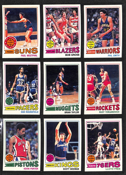 1977-78 Topps Basketball Card Set w/ Robert Parish Rookie (132 Cards)