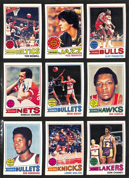 1977-78 Topps Basketball Card Set w/ Robert Parish Rookie (132 Cards)