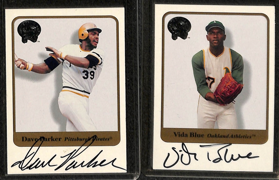 Lot Of 15 Fleer Greats Autograph Cards w. Morgan & Mazeroski