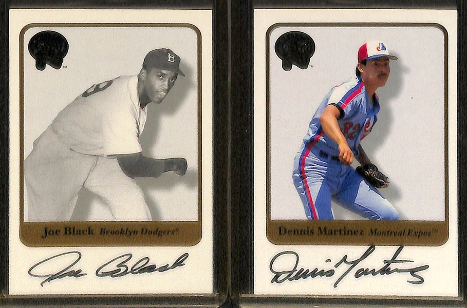 Lot Of 15 Fleer Greats Autograph Cards w. Morgan & Mazeroski
