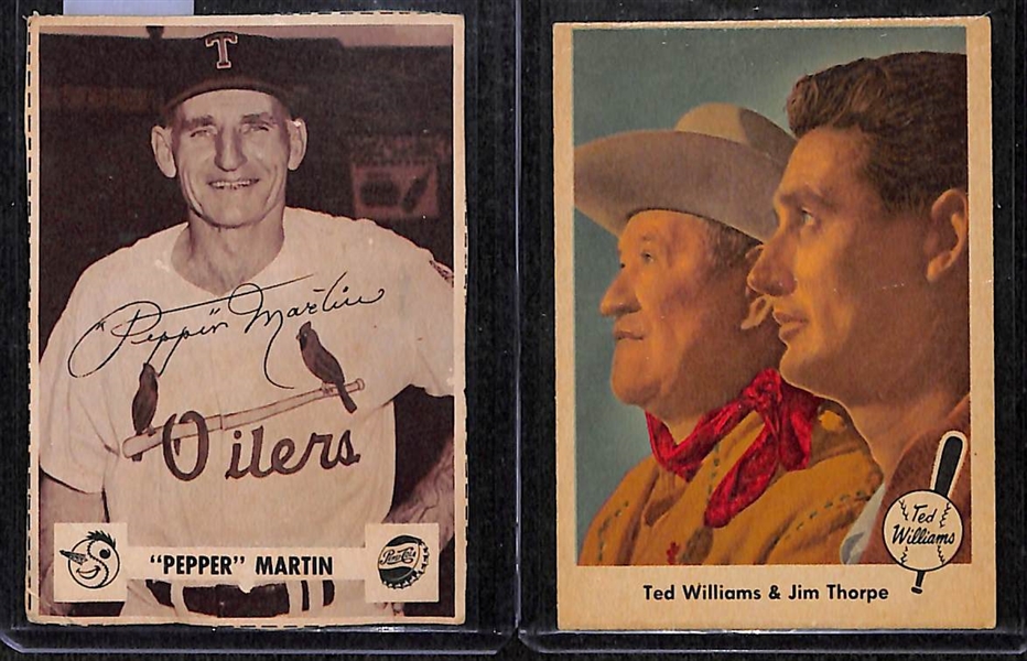 Lot Of 9 1952-62 Baseball Cards w. Roger Maris