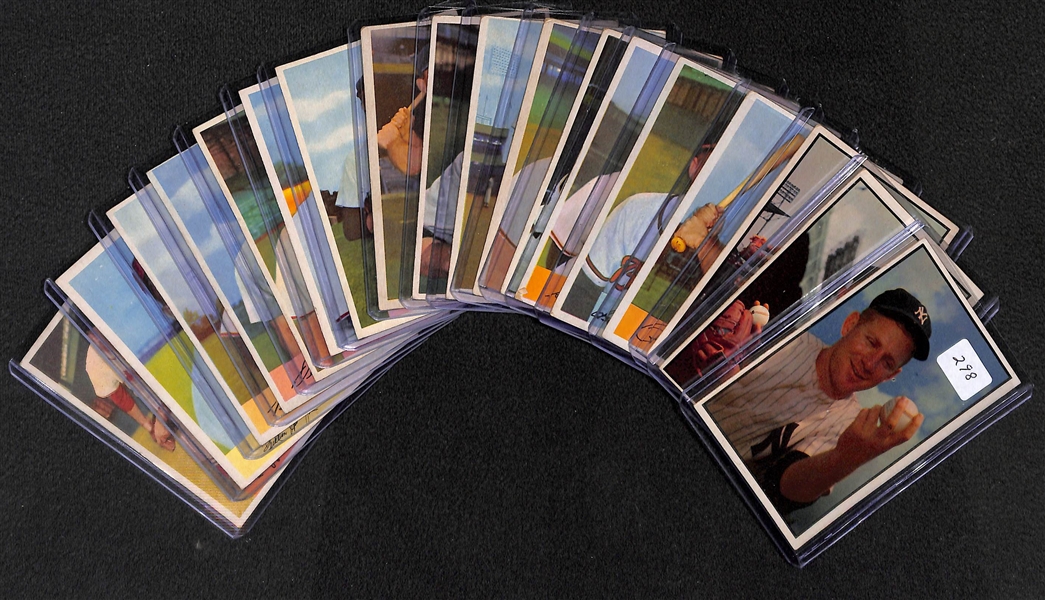 Lot Of 18 1953-54 Bowman Baseball Cards w. Whitey Ford