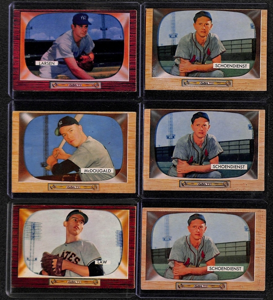 Lot Of 44 1955 Bowman Baseball Cards w. Al Kaline