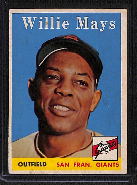 Lot of 5 - 1958 Star Cards w. Willie Mays x2
