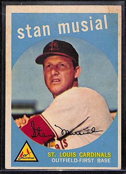 Lot of 5 - 1959 Star Cards w. Hank Aaron