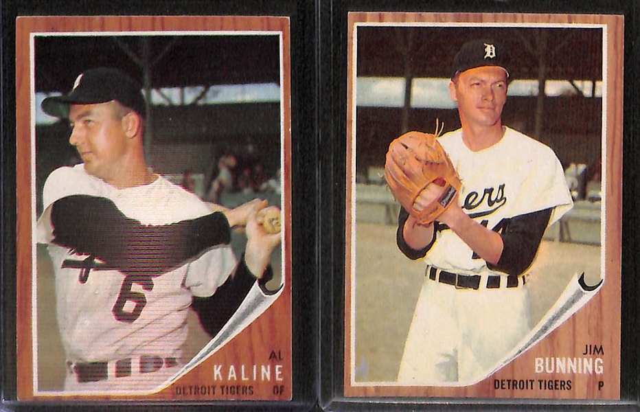 Lot of 10 - 1962 Topps Star Cards w. Roger Maris