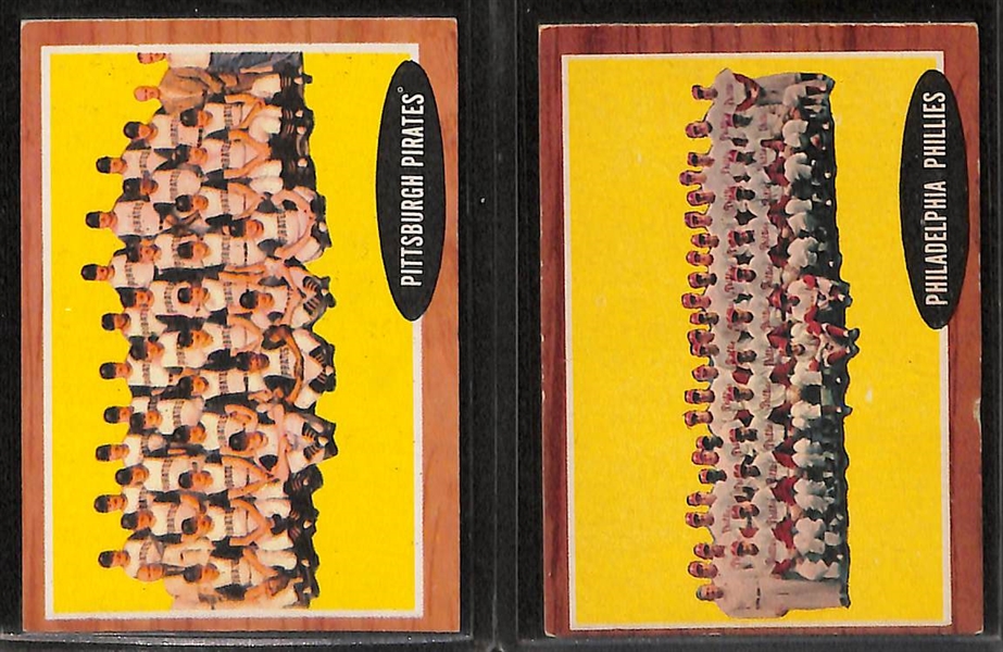 Lot of 10 - 1962 Topps Star Cards w. Roger Maris
