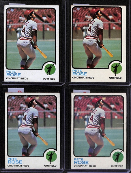 Lot of 52 1970-1978 Topps Baseball Cards w. 1970 Reggie Jackson