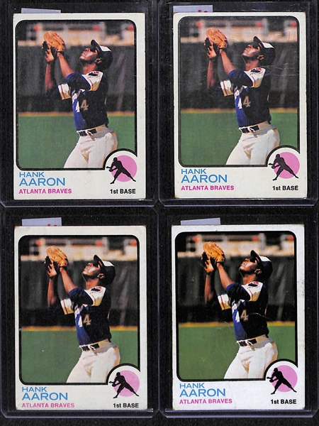 Lot of 52 1970-1978 Topps Baseball Cards w. 1970 Reggie Jackson