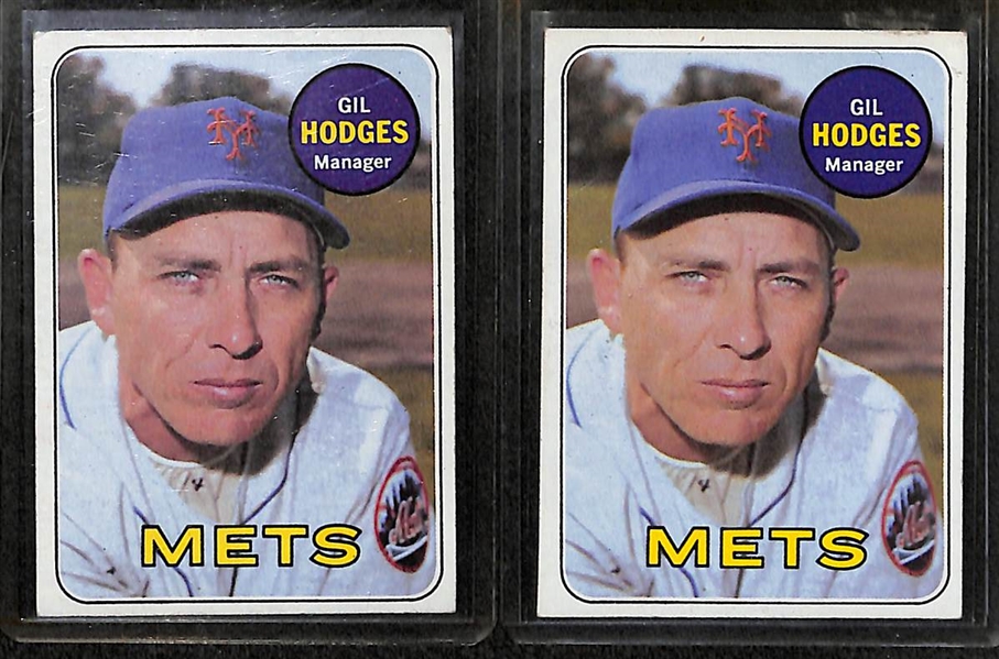 Lot of 150+ Assorted 1969 Topps Baseball Cards w. Rod Carew x2