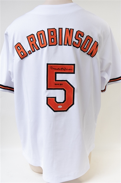 Brooks Robinson Signed Orioles Jersey - Leaf COA