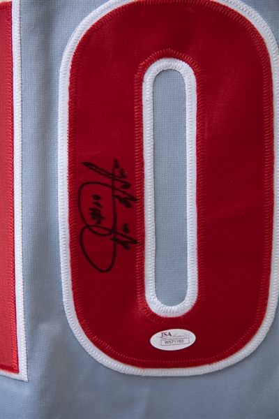 Darren Daulton Signed Phillies Jersey - JSA COA