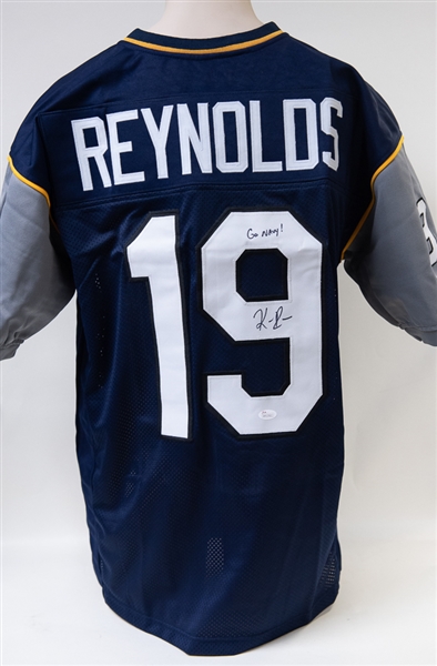 Keenan Reynolds Signed NAVY Jersey - JSA