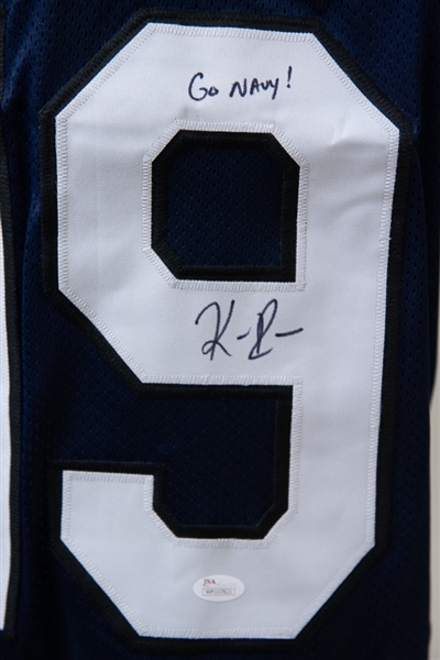 Keenan Reynolds Signed NAVY Jersey - JSA