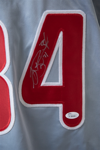 AJ Burnett Signed Phillies Jersey - JSA