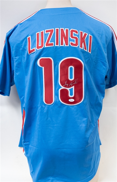 Greg Luzinski Signed Phillies Jersey - JSA