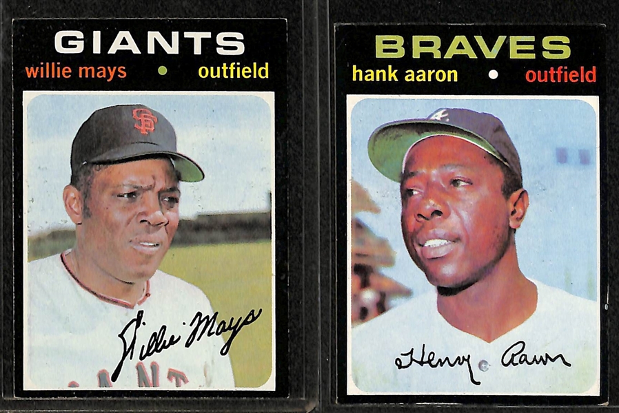 Lot of 125 Topps Baseball Cards from 1971 & 1972 w. 1971 Munson (2)