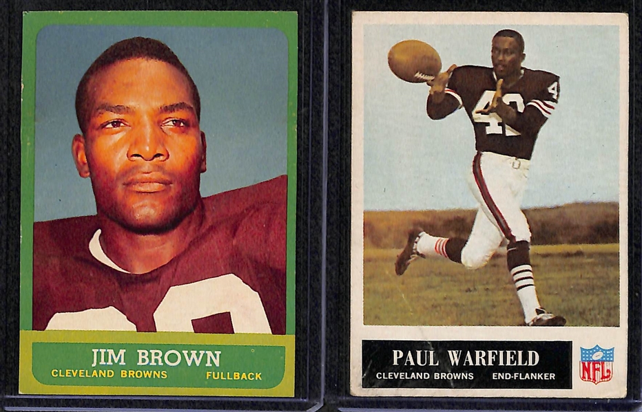 Lot of 15 Topps Football Cards from 1956-1979 & 6 Sealed 1982 Football Packs w. 1956 Lenny Moore RC