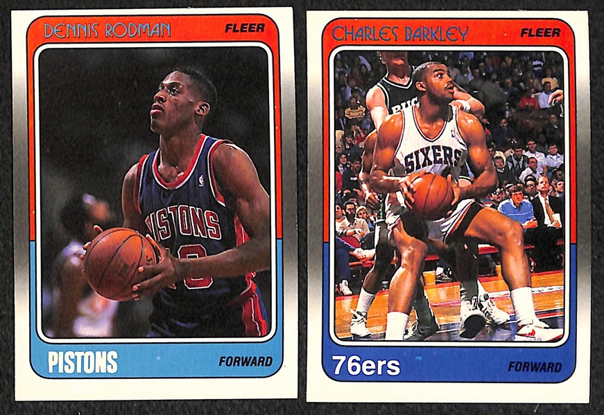 1988-89 Fleer Basketball Complete Set w. Stickers with 3rd Year Michael Jordan Card