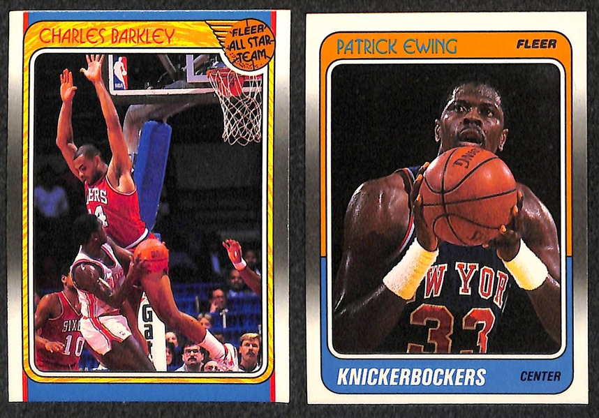 1988-89 Fleer Basketball Complete Set w. Stickers with 3rd Year Michael Jordan Card