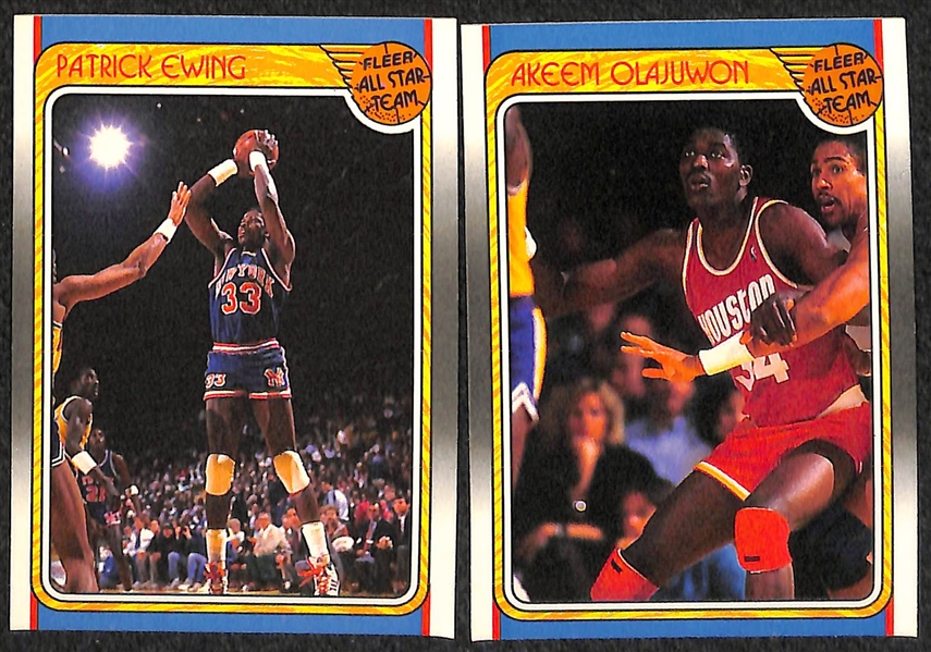 1988-89 Fleer Basketball Complete Set w. Stickers with 3rd Year Michael Jordan Card