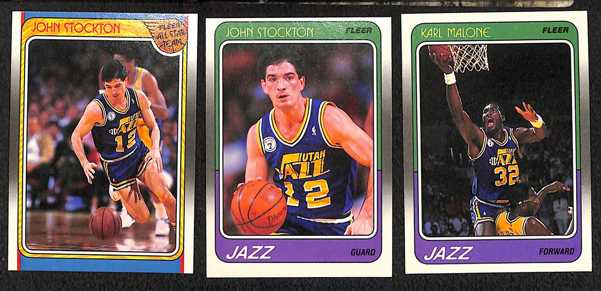 1988-89 Fleer Basketball Complete Set w. Stickers with 3rd Year Michael Jordan Card