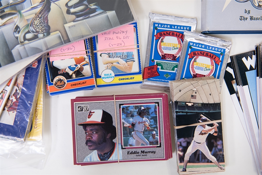 Bulk Lot Of Sports Booklets & Cards w. 1950 Athletics Book