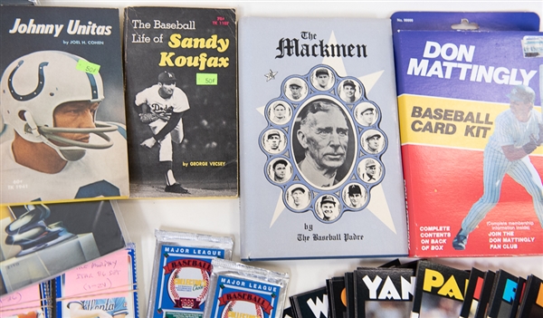 Bulk Lot Of Sports Booklets & Cards w. 1950 Athletics Book