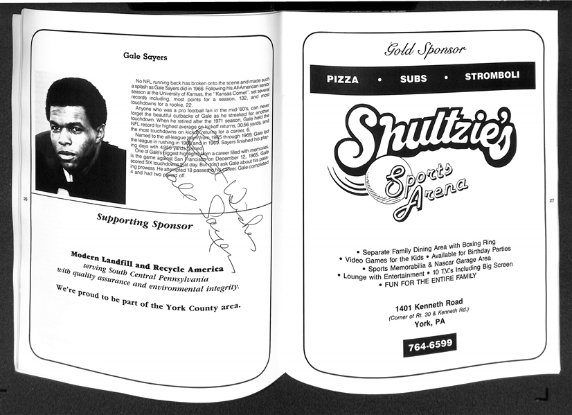 Rod Carew Signed Card & Sports Night Booklet With Many Autographs
