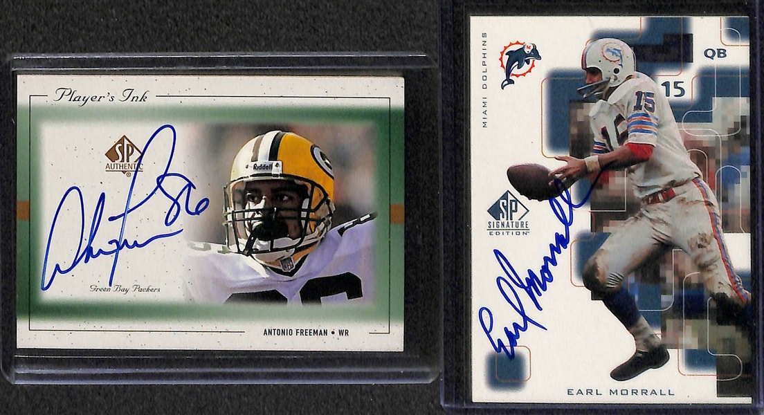 Lot Of 40 Football Autograph Cards w. Joe Mixon & Chris Johnson