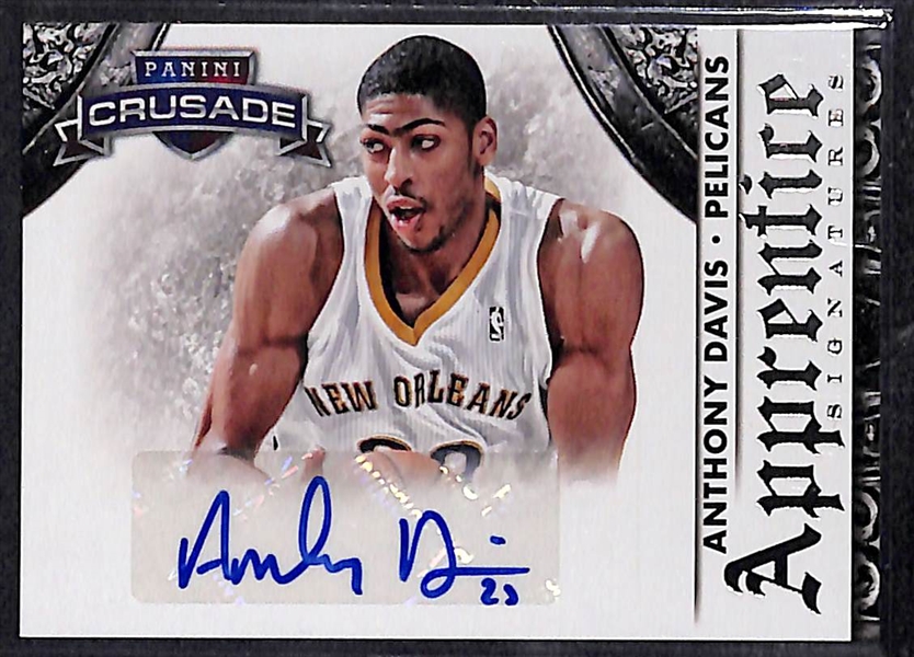 Lot Of 2 Anthony Davis Autograph Cards