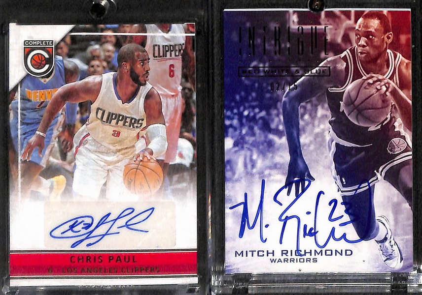 Lot Of 7 Basketball Autograph Cards w. John Wall & Chris Paul