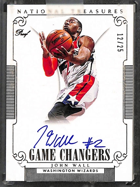 Lot Of 5 Basketball Autograph Cards w. Wall & Cousins