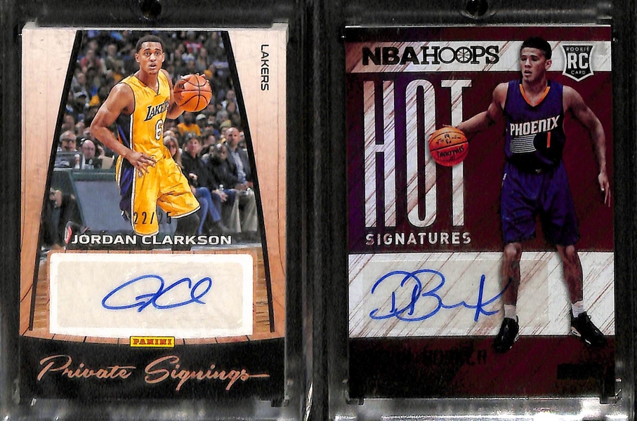 Lot Of 5 Basketball Autograph Cards w. Wall & Cousins