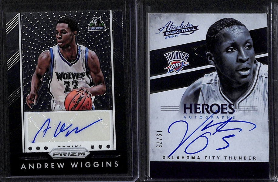 Lot Of 15 Basketball Stars Autograph Cards w. Oladip-Wiggins-Dragic