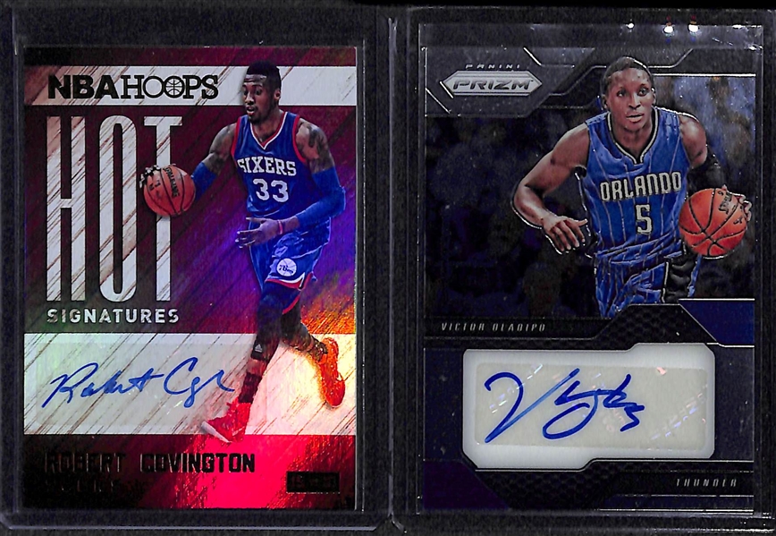 Lot Of 15 Basketball Stars Autograph Cards w. Oladip-Wiggins-Dragic