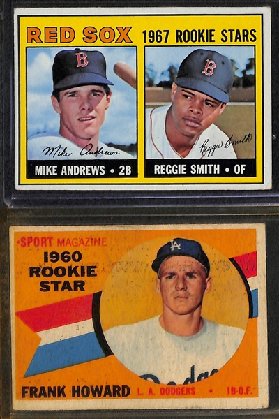 Lot of (7) 1960s Baseball Rookie Cards w/ Willie McCovey